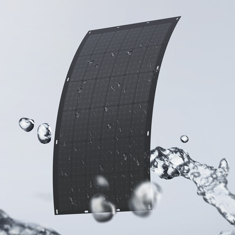 All-Black Bendable Solar PV Panels for Balcony and Apartments