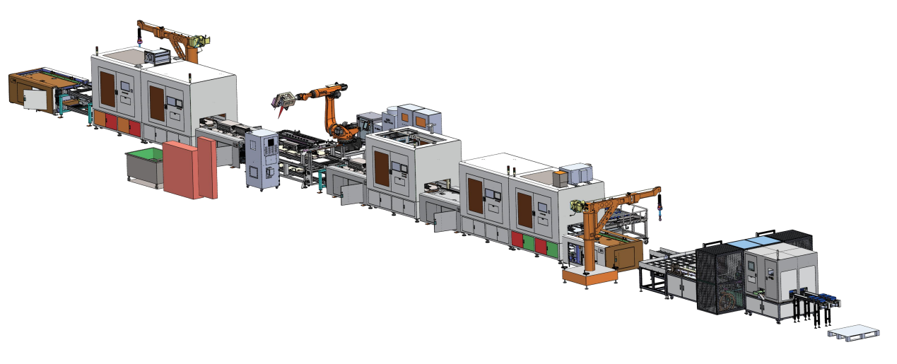 High Capacity Flexible Module PACK Automatic Production Line