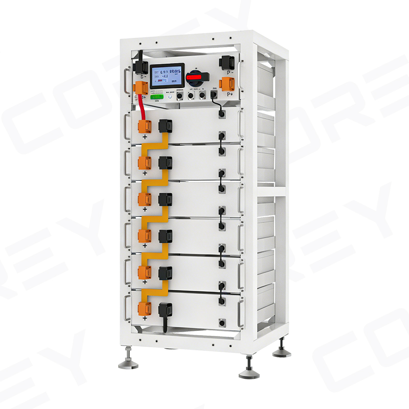 15.36kWh To 61.44kWh Rack Module High Voltage Battery Energy Storage System